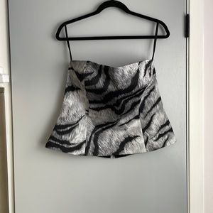 WHBM tiger print sleeves top, size 14,new